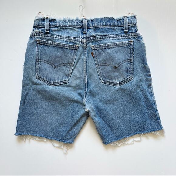Vintage Levi’s‎ Denim Shorts 28" Distressed High Rise Orange Tab Cut Offs - Picture 1 of 15